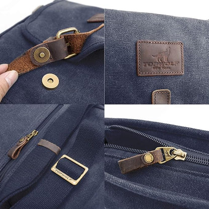 Canvas Messenger Bag Small Crossbody Bag Casual Travel Working Tools Bag Shoulder Bag Hold Phone Handset Anti Theft | Small, Casual, Travel, Working Tools Bag, Hold Phone, Handset