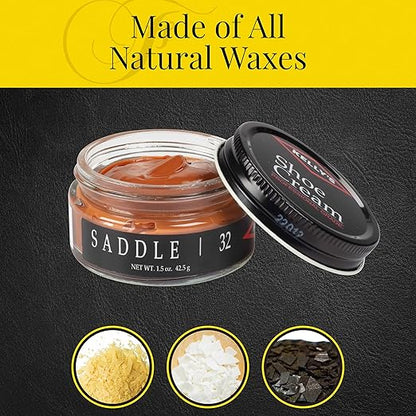 Kelly's Saddle Shoe Polish 1.5 oz - Professional Leather Shoe Cream