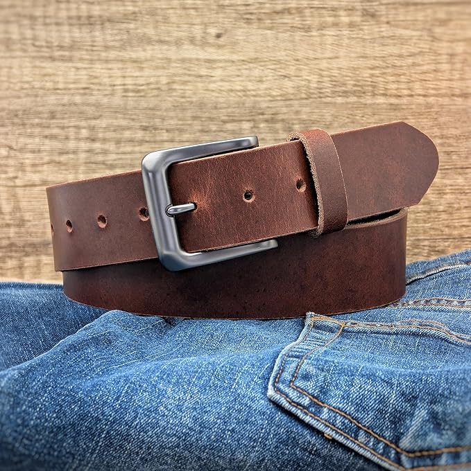 Ashford Ridge 38mm Full Hide Real Leather Belt Made in England