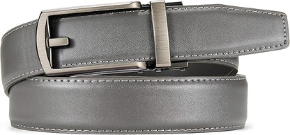 CHAOREN Mens Dress Belt - Ratchet Belt Leather 1 1/4" Comfort Click - Perfect Companion to Mens Dress Shoes