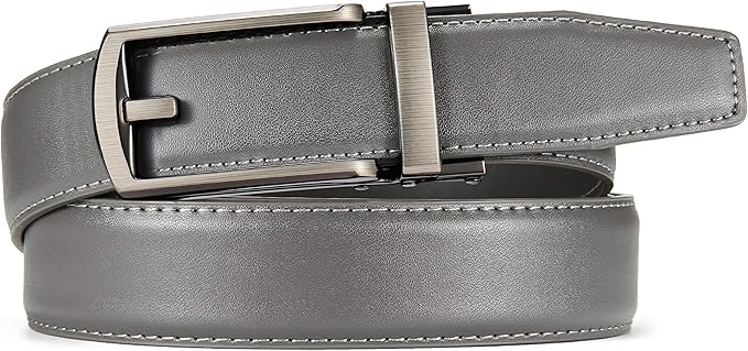 CHAOREN Mens Dress Belt - Ratchet Belt Leather 1 1/4" Comfort Click - Perfect Companion to Mens Dress Shoes