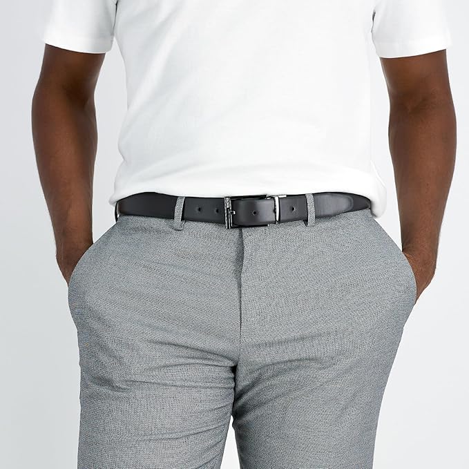 Kenneth Cole REACTION Men's 2-in-1 Reversible Dress Belt