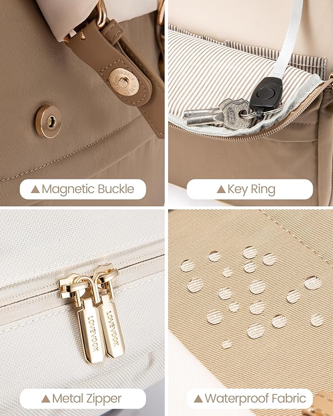 LOVEVOOK Laptop Backpack Purse for Women Fashion Vintage Computer Backpack 17 Inch Large Teacher Nurse Backpack Casual Daypack for Travel Business Work College