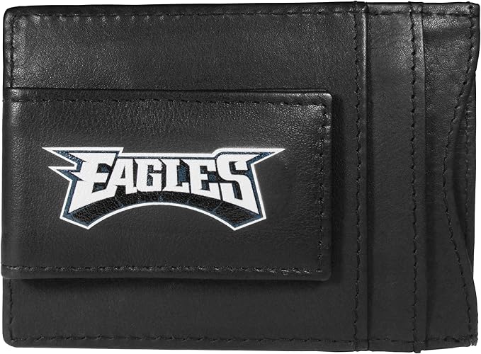 Siskiyou Sports NFL unisex Leather Cash & Cardholder & Money Clip