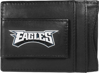 Siskiyou Sports NFL unisex Leather Cash & Cardholder & Money Clip