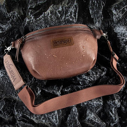 Wrangler Large Fanny Packs for Women Waist Bag Travel Belt Bags Crossbody Sling Purse
