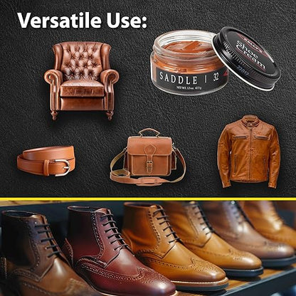 Kelly's Saddle Shoe Polish 1.5 oz - Professional Leather Shoe Cream
