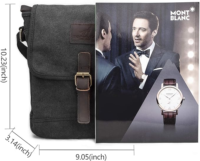 Canvas Messenger Bag Small Crossbody Bag Casual Travel Working Tools Bag Shoulder Bag Hold Phone Handset Anti Theft | Small, Casual, Travel, Working Tools Bag, Hold Phone, Handset