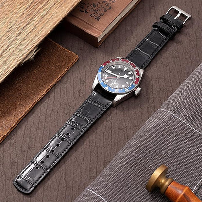 SEURE Quick Release Watch Band,Top Genuine Leather Watch Straps 19mm 20mm 21mm 22mm 24mm for Men and Women