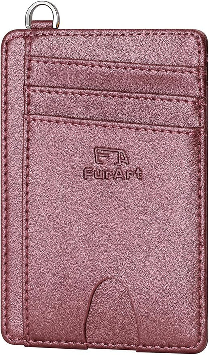 FurArt Slim Minimalist Wallet, Front Pocket Wallets, RFID Blocking, Credit Card Holder for Men
