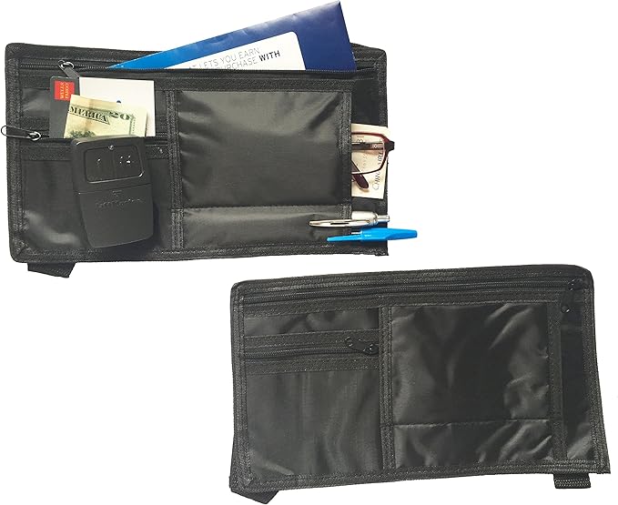 Impecgear 2 Auto Premier Visor Organizer Car Visor Item Holder Storage