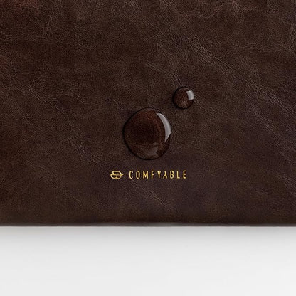 Comfyable Leather Laptop Sleeve Compatible with 16 Inch MacBook Pro M5 Pro/Max & 15 Inch MacBook Air M5 2026 (Loose Fit), Briarwood