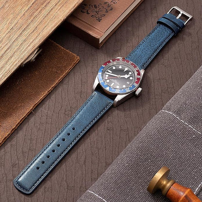 SEURE Quick Release Watch Band,Top Genuine Leather Watch Straps 19mm 20mm 21mm 22mm 24mm for Men and Women