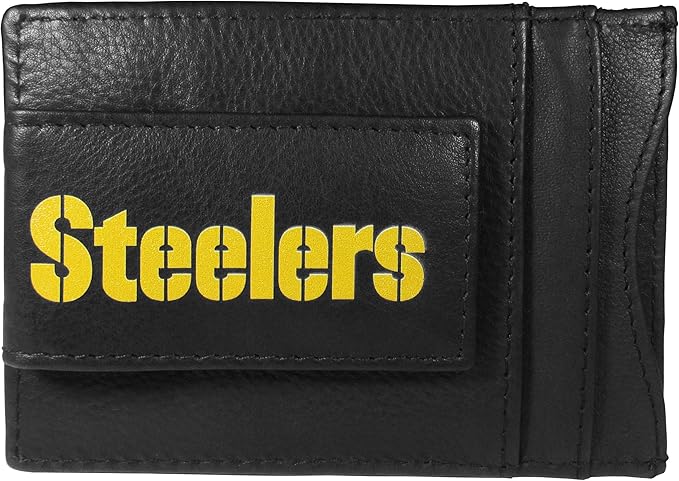 Siskiyou Sports NFL unisex Leather Cash & Cardholder & Money Clip