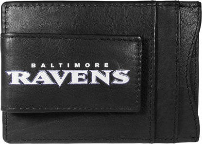 Siskiyou Sports NFL unisex Leather Cash & Cardholder & Money Clip