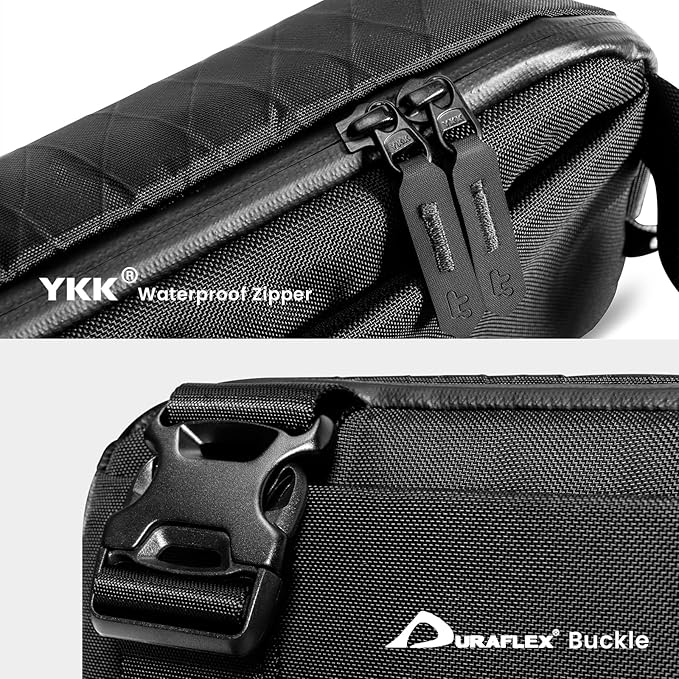 tomtoc Compact EDC Sling Bag 3L-10L, Minimalist Crossbody Bag Chest Shoulder Pack for Men Women, X-pac/Recycled Polyester