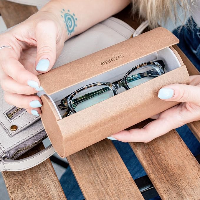 Eyeglass and Sunglass 2-Compartment Travel Case
