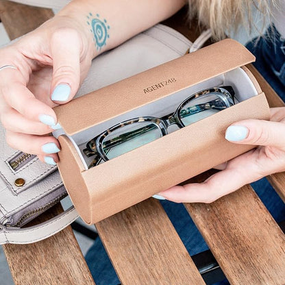 Eyeglass and Sunglass 2-Compartment Travel Case