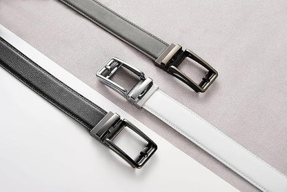 CHAOREN Click Belts for Men - Mens Ratchet Belt 1 3/8" for Dress Pants - Perfect Companion to Men's Oxfords