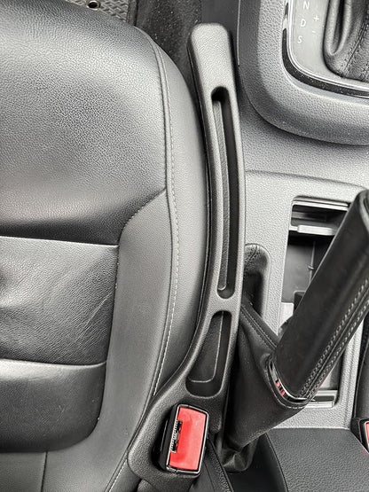 2Pcs Car Seat Gap Filler Organizer Compatible with BMW X1 X3 X5, Soft Foam Seat Side Gap Filler with Storage Avoids Things Falling, Fill the Gap Between Seat and Console
