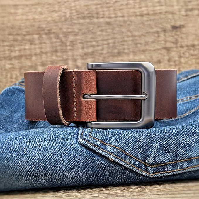 Ashford Ridge 38mm Full Hide Real Leather Belt Made in England