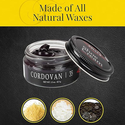 Kelly's Cordovan Shoe Polish 1.5 oz - Professional Leather Shoe Cream