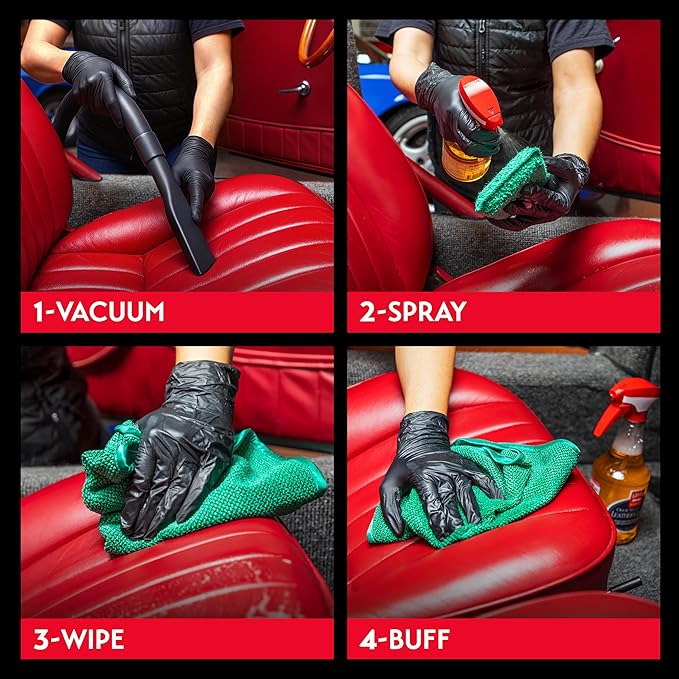 Griot's Garage Odor Neutralizing Leather Cleaner for Car Seat, Dashboard, Door Panel, Eliminates Unwanted Smells, 10972, One Gallon