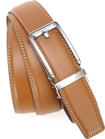 CHAOREN Click Belts for Men - Mens Ratchet Belt 1 3/8" for Dress Pants - Perfect Companion to Men's Oxfords