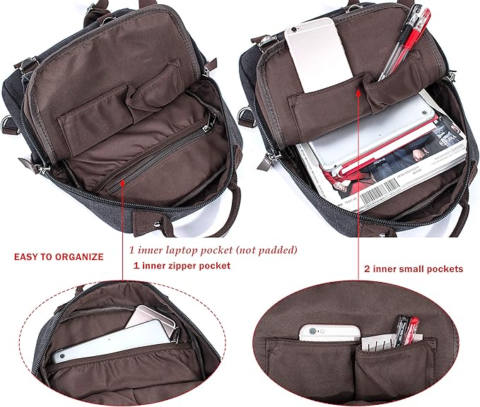 Leaper Retro Crossbody Bag Sling Bag Canvas Messenger Bag for Men Women Shoulder Bag Crossbody Handbags Satchel Travel Bag