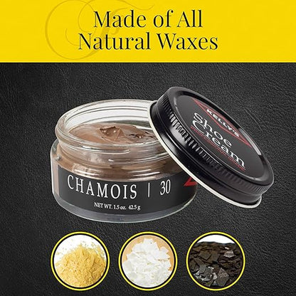 Kelly's Chamois Shoe Polish 1.5 oz - Professional Leather Shoe Cream