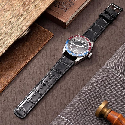 SEURE Quick Release Watch Band,Top Genuine Leather Watch Straps 19mm 20mm 21mm 22mm 24mm for Men and Women