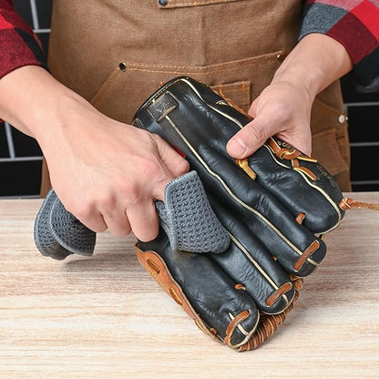 Rhino Wax - Baseball Glove Oil 8 oz (Not Made in China) - Softens & Hydrates Leather Fibers - Improves Ball Gloves Flexibility - Break in Mitts Fast - Natural Ingredients - Proudly Made in the USA