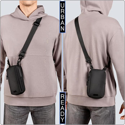 Cell Phone Crossbody Sling Bag EDC – RFID Small Shoulder Bag with Urban Tech Aesthetic