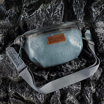 Wrangler Large Fanny Packs for Women Waist Bag Travel Belt Bags Crossbody Sling Purse