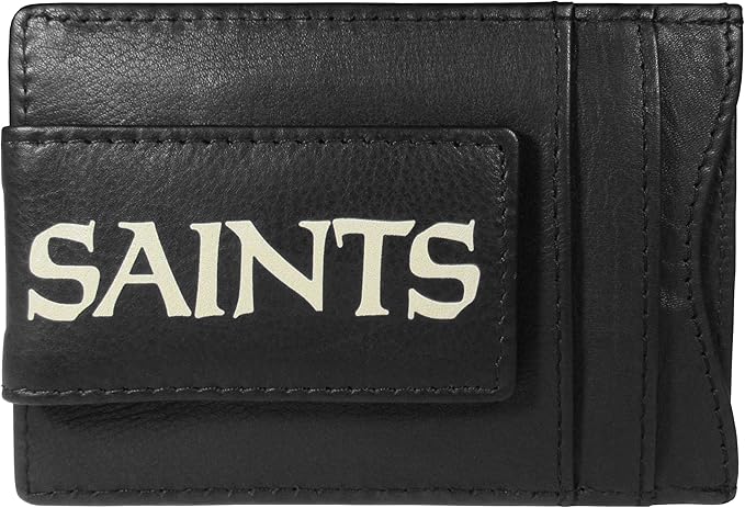 Siskiyou Sports NFL unisex Leather Cash & Cardholder & Money Clip