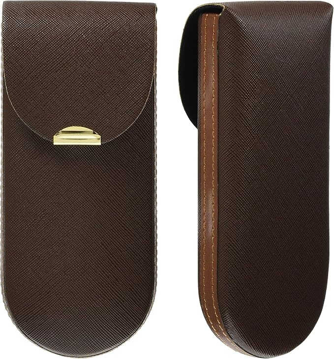 [Amazon.co.jp Limited] Glasses Case, Semi-Hard, Vertical, Compact, Thin, Monocoque, Slim, Portable, Convenient