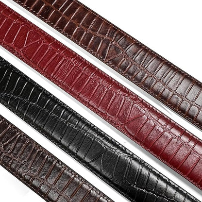 Men's Oil-Tanned Genuine Leather Dress Classic Belt 1-1/8"(30mm) or 1-3/8"(35mm) Wide One Piece Dress Belt