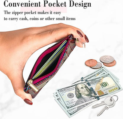 ID Badge Holder with Lanyard, Vertical Bling Shiny ID Badge Card Holder with 1 Clear ID Window, 4 Credit Card Slots, 1 Cash Coin Slot and a Detachable Neck Lanyard (Bling Mermaid)