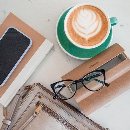 Eyeglass and Sunglass 2-Compartment Travel Case