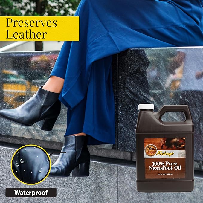 Fiebing's Pure Neatsfoot Oil Leather Conditioner Size: 32 oz