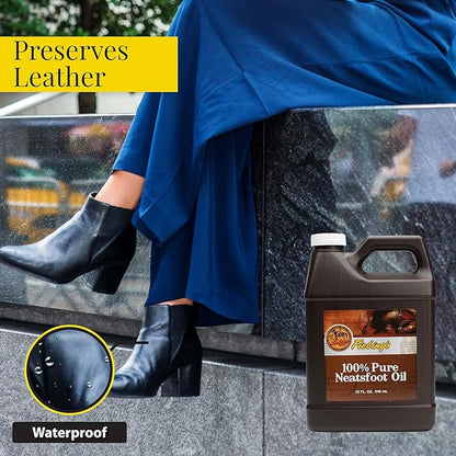 Fiebing's Pure Neatsfoot Oil Leather Conditioner Size: 32 oz