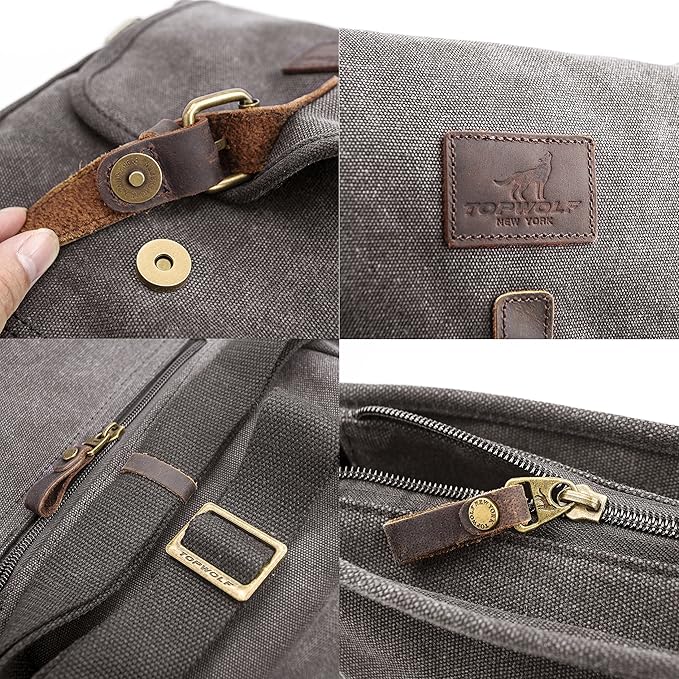 Canvas Messenger Bag Small Crossbody Bag Casual Travel Working Tools Bag Shoulder Bag Hold Phone Handset Anti Theft | Small, Casual, Travel, Working Tools Bag, Hold Phone, Handset
