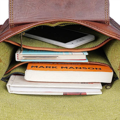 11 inch Small Crossbody Shoulder Genuine Leather iPad/Tablet Vintage Messenger Bag For 10.5 inch iPad Pro for Women & Men