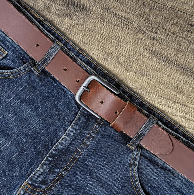 Ashford Ridge 34mm (1.25") Full Hide Leather Belt - Made in England