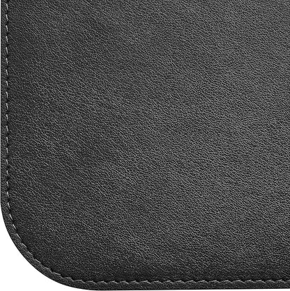 Gallaway Leather Desk Mat, Office Writing Desk Pad, Large 36" x 17" Black, for Top of Desks, Gift Ready Elegant Computer Desk Cover Protector PU Leather