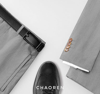CHAOREN Click Belts for Men - Mens Ratchet Belt 1 3/8" for Dress Pants - Perfect Companion to Men's Oxfords