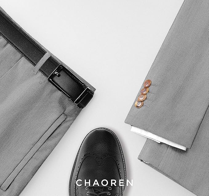 CHAOREN Click Belts for Men - Mens Ratchet Belt 1 3/8" for Dress Pants - Perfect Companion to Men's Oxfords