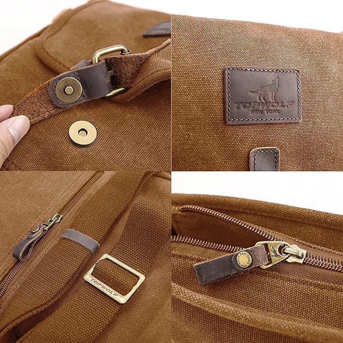 Canvas Messenger Bag Small Crossbody Bag Casual Travel Working Tools Bag Shoulder Bag Hold Phone Handset Anti Theft | Small, Casual, Travel, Working Tools Bag, Hold Phone, Handset