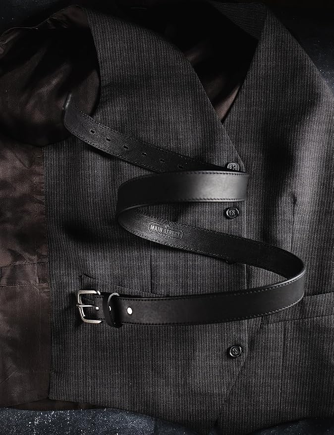Main Street Forge The Executive Leather Belt | Made in USA | Men's Dress Belt | 1 1/4 Inch Belt