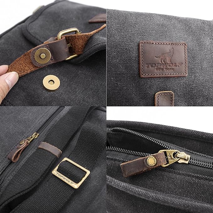 Canvas Messenger Bag Small Crossbody Bag Casual Travel Working Tools Bag Shoulder Bag Hold Phone Handset Anti Theft | Small, Casual, Travel, Working Tools Bag, Hold Phone, Handset